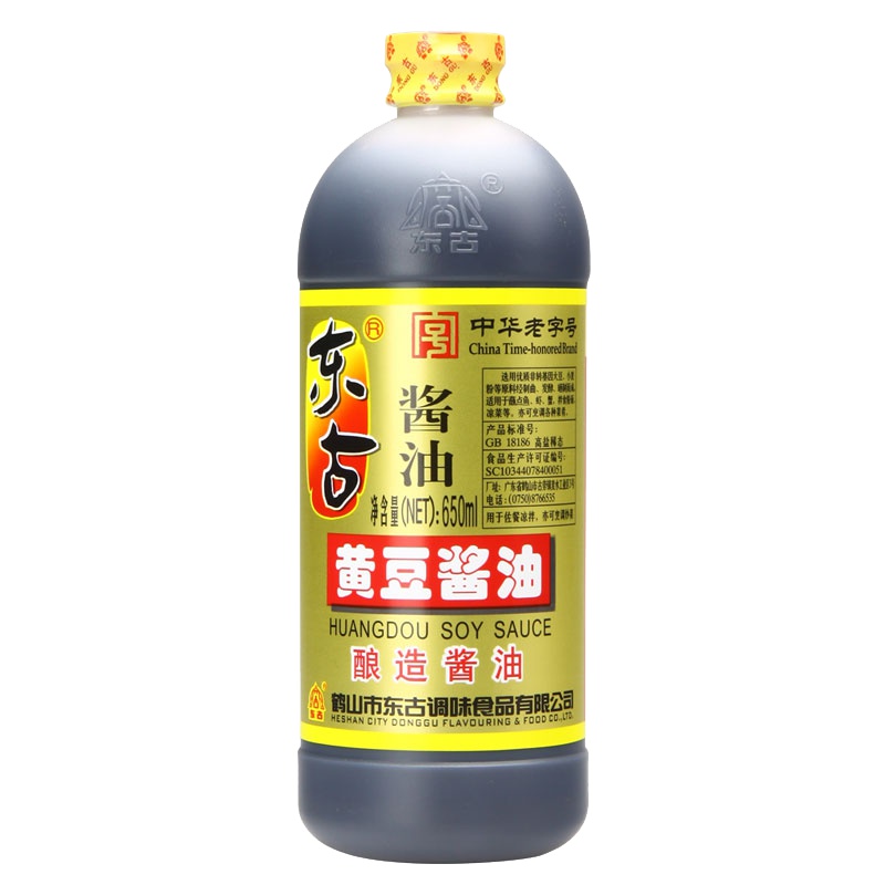 东古黄豆酱油650ml