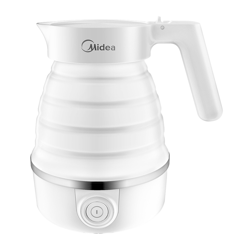 美的(Midea) 电热水壶食品级硅胶 折叠双电压烧水壶 防干烧 旅行便携电热水壶MK-SH06Simple101