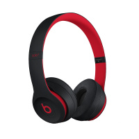 Beats Solo3 Wireless 魔音 头戴式 蓝牙无线游戏耳机 至臻音效 桀骜黑红