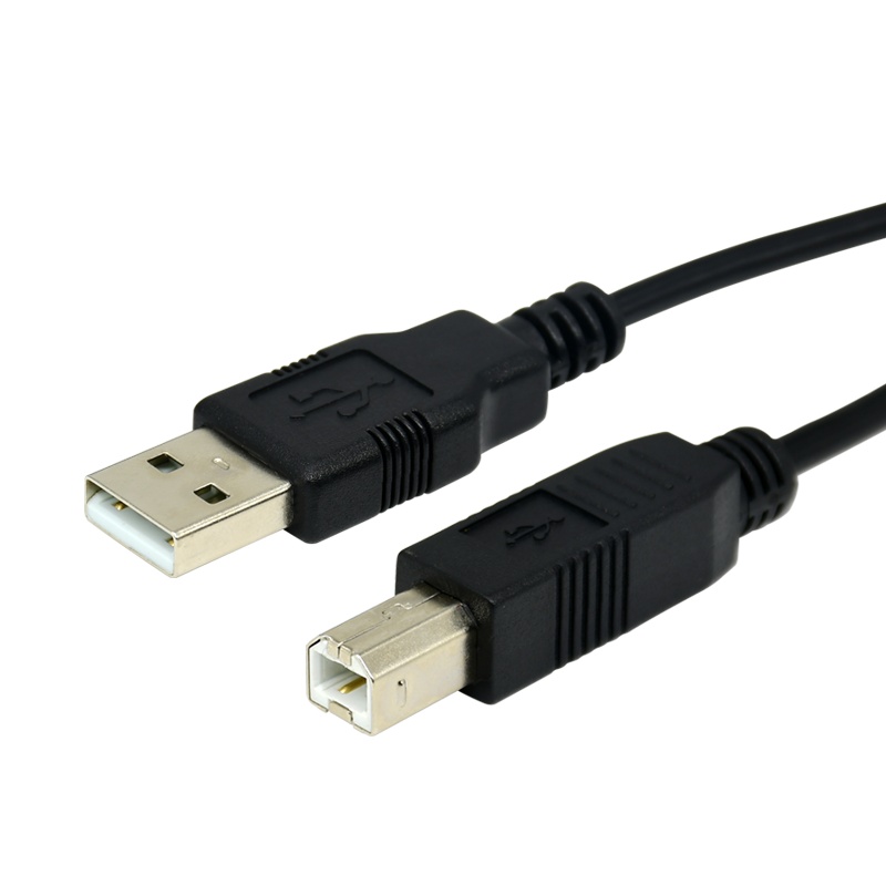 酷比客(L-CUBIC) LCCPUSBAMBMBK-1M USB2.0打印机线方口数据连接线1米