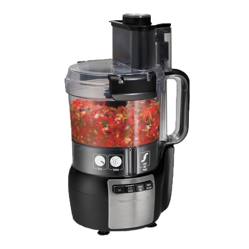 汉美驰(Hamilton Beach)料理机 多功能绞肉碎菜切碎搅馅和面切丝切片70722-CN