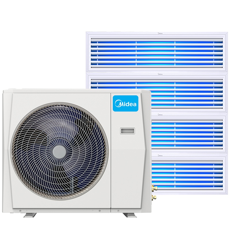 美的中央空调(Midea)智能家电5匹一拖多全直流变频星光多联机风管式小多联机空调MDS-120W-D02-XG一拖四