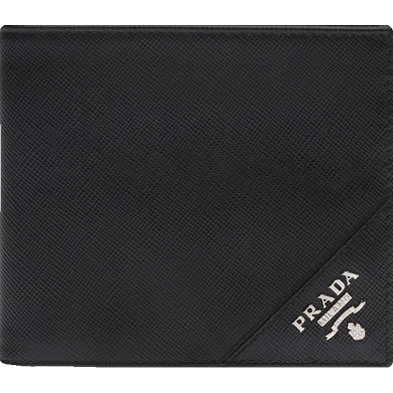 PRADA 普拉达 男士牛皮短款钱夹 钱包 证件夹 2MO513 QME