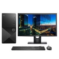 戴尔(DELL)成就3888 带23.8英寸显示器 高性能娱乐办公家用台式电脑整机 (酷睿i3-10100 8G内存 1T+256G 集显 win10)定制