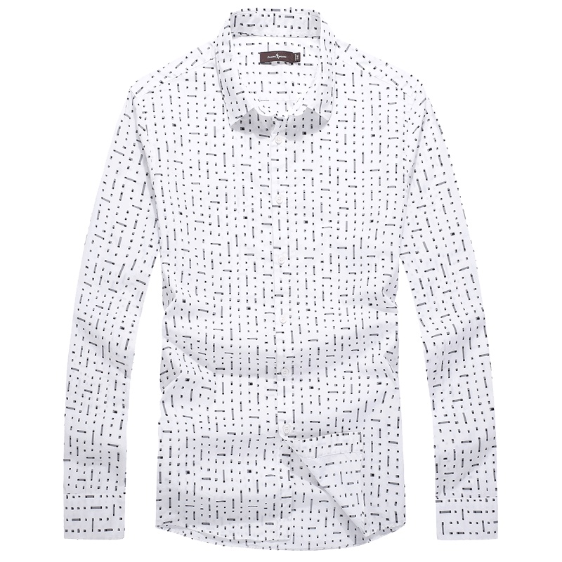 清仓特卖/与狼共舞长袖衬衫 春季新款男装时尚商务休闲男士衬衣Z