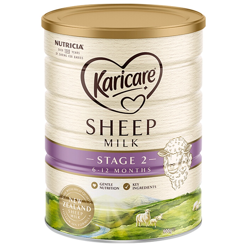 澳洲发/3罐装-澳洲新西兰可瑞康(karicare)婴幼儿配方绵羊奶粉2段900g/罐装进口婴幼儿二段奶粉6-12个月