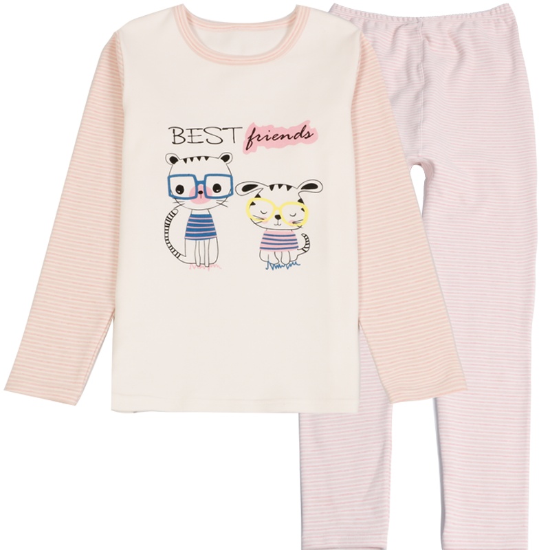 [舒绒]红豆童装儿童舒绒套装柔软型儿童秋冬内衣