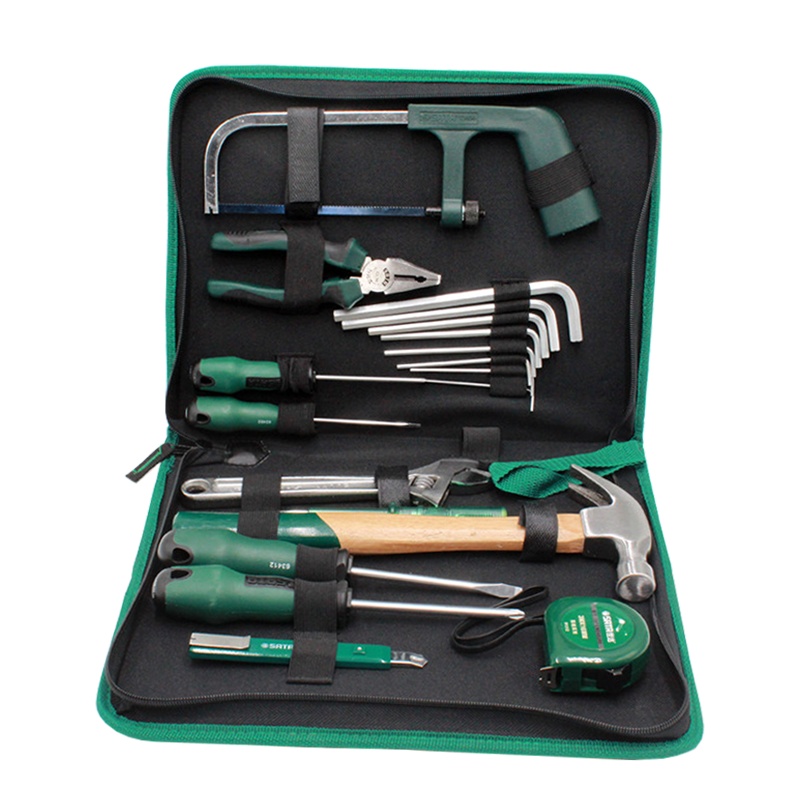 世达(SATA)19件基本维修组套 多功能维修组套 手动工具套装 04110 1套