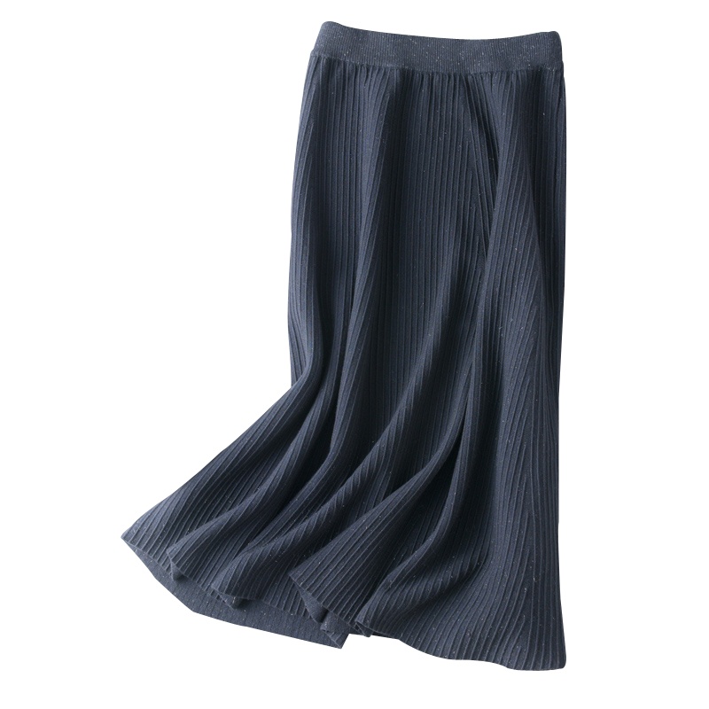 绒媛NJR-2154,秋季羊毛针织伞裙高腰半身裙女2021新款秋冬中长款a型长裙a字裙