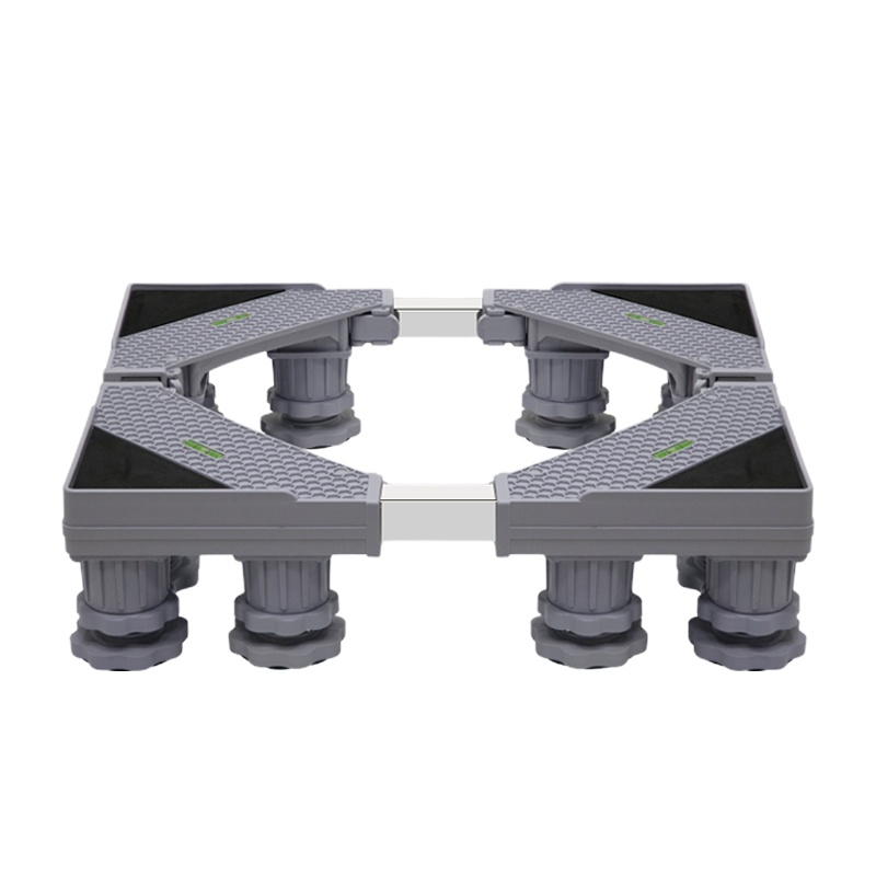 家家尤洗衣机托架底座8/10公斤滚筒全自动置物架自由伸缩调节架子jjy-2001D12冰箱垫高脚塑料材质可承重300kg