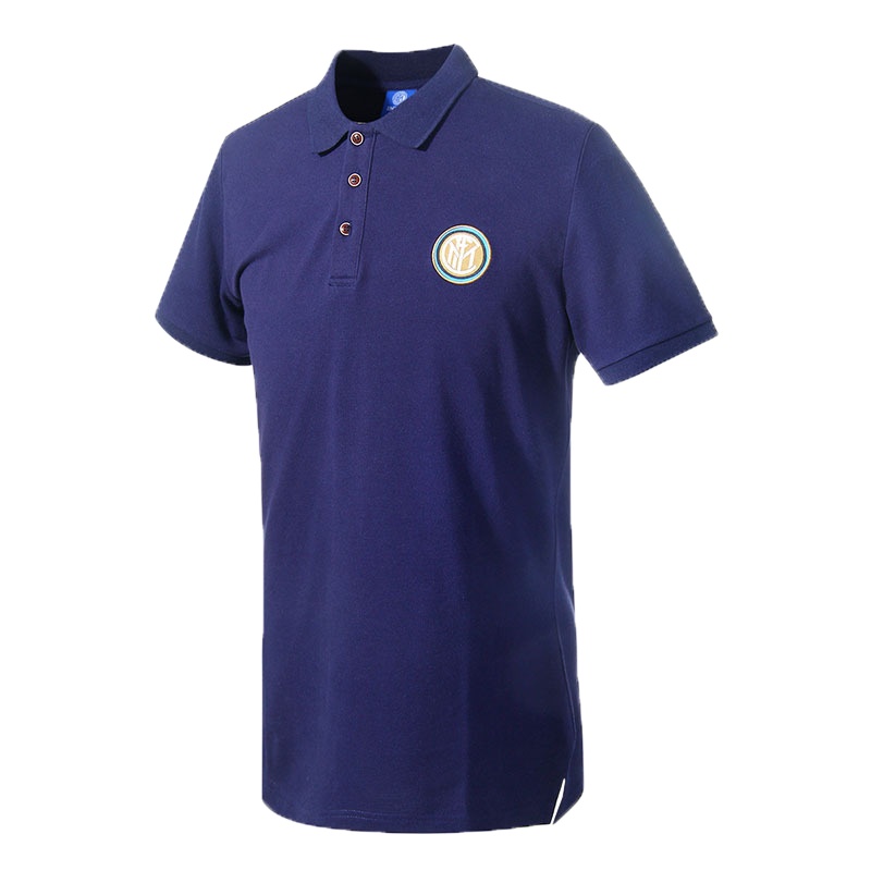 国际米兰俱乐部Inter Milan19年棉质T恤新品夏季男士短袖官方运动休闲潮流翻领经典刺绣POLO衫修身版型