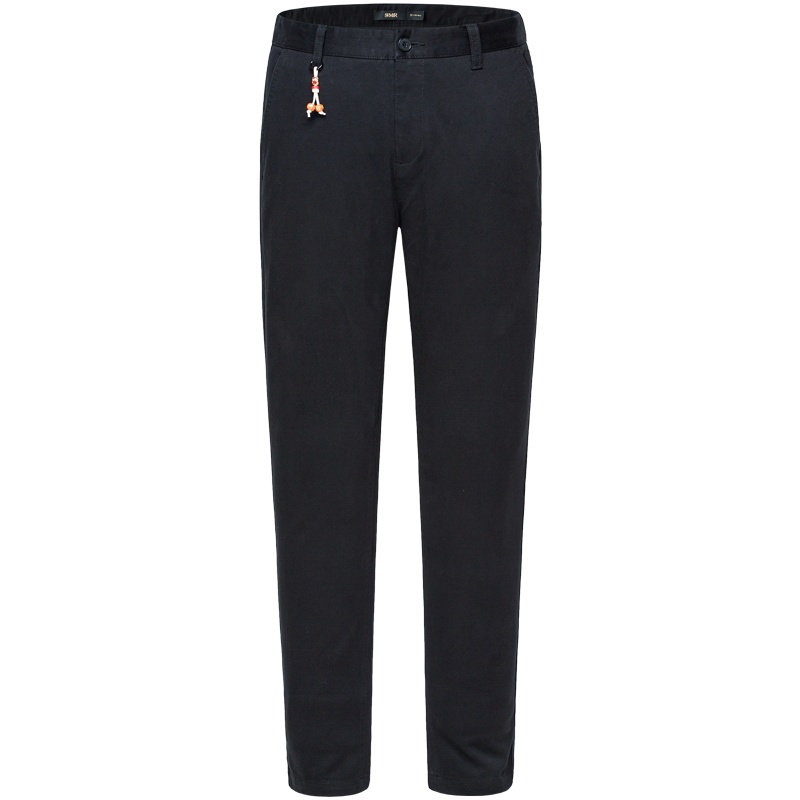 森马休闲裤男裤子秋冬男士直筒小脚黑色韩版男裤商务修身潮流长裤