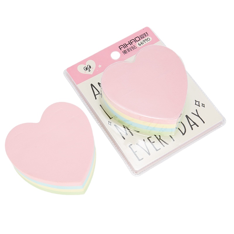 韩国小清新便利贴创意可爱便签贴纸学生用记事贴学生文具300张/卡