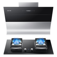 华帝百得(BEST)烟灶套装烟灶套餐侧吸式触控抽油烟机燃气灶液化气天然气DY55+DZ50B