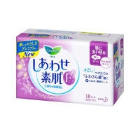 [敏感肌护翼卫生巾]Lauríer 花王(乐而雅) F系列敏感肌超量日用护翼型卫生巾姨妈巾 25厘米 17片装