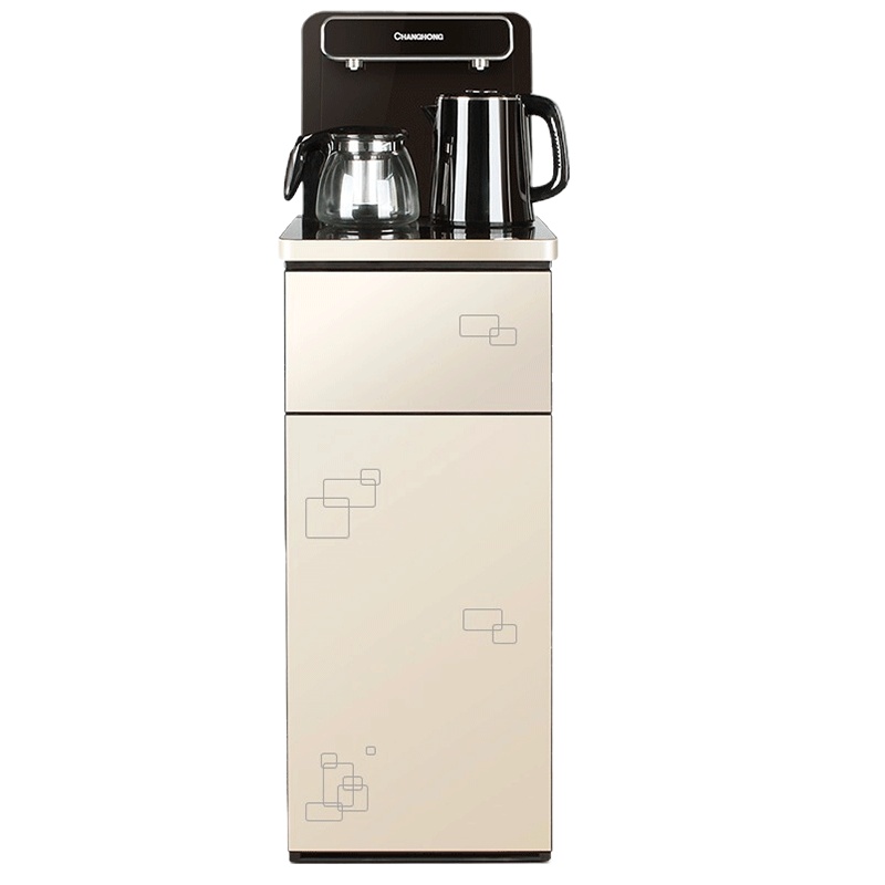 长虹(CHANGHONG)遥控温热饮水机家用智能全自动下置水桶小型立式泡茶艺多功能茶吧机CYS-E13