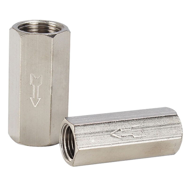 冰禹 SNll-29 气动元件 通单向阀 止回阀 铜CV-1/2/3/4/(1分2分3分4分) 单向阀CV-2分 5个