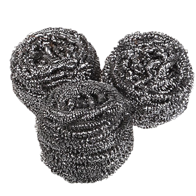 妙洁 金属钢丝球洗碗球 3只装锅具清洁球 60/箱60包装