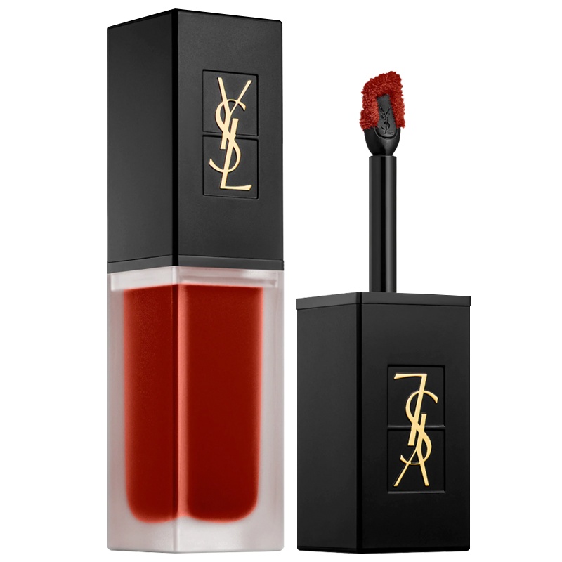 [送礼专属]圣罗兰(YSL)2020新品ysl小黑盖丝绒哑光口红唇釉6.5ml 多色可选 唇彩 限定色213 214