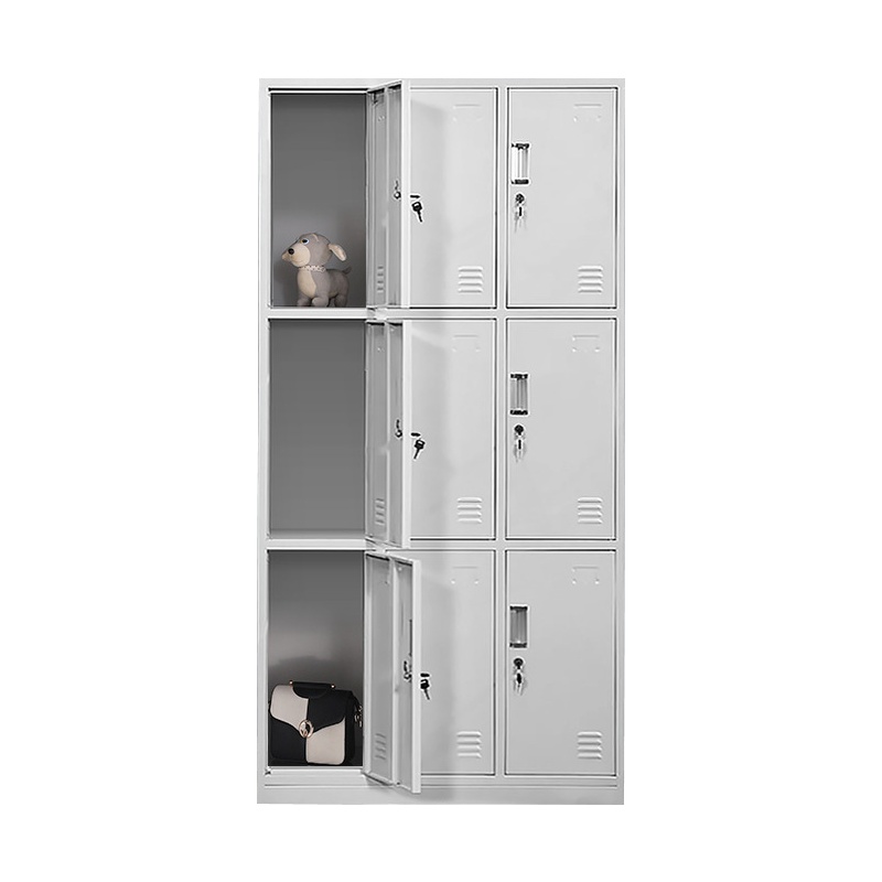 铭威盾更衣柜钢制员工宿舍储存物柜浴室多门换衣柜子铁皮学校宿舍存鞋柜