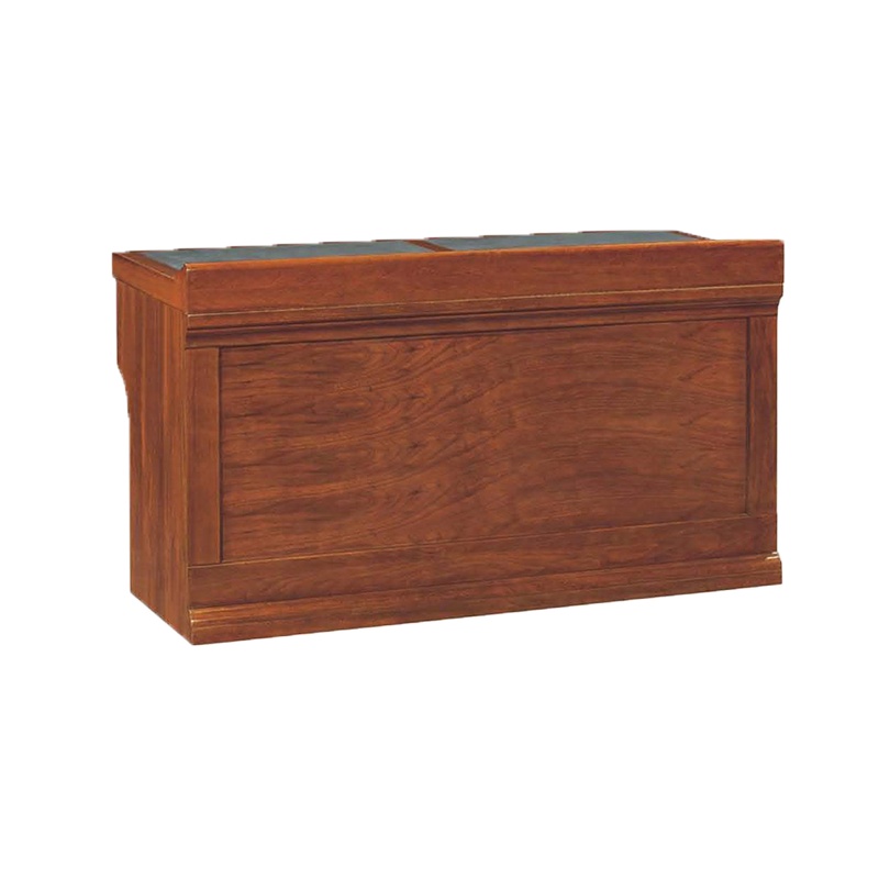 经典系列老板台WK701 1600*600*760优质天然胡桃木皮饰面