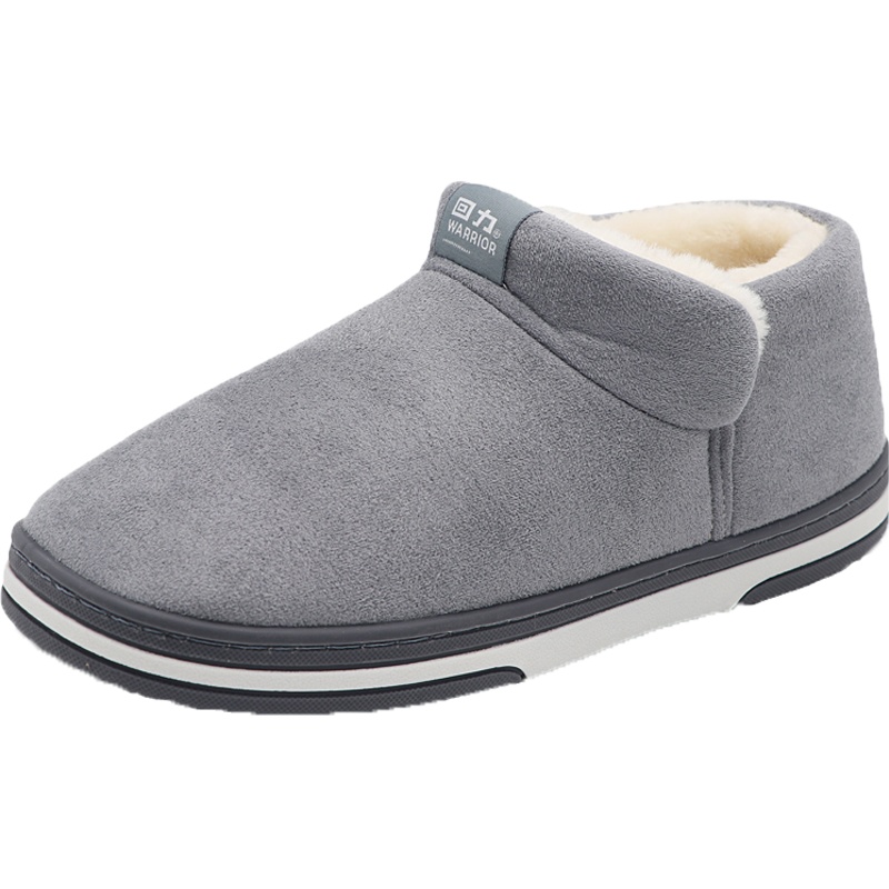 回力室内情侣棉拖鞋秋冬季家用厚底保暖月子鞋女防滑家居包跟棉鞋男 WST-2821