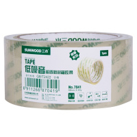 SUNWOOD三木7041静音高透封箱胶带48mm×60 bd