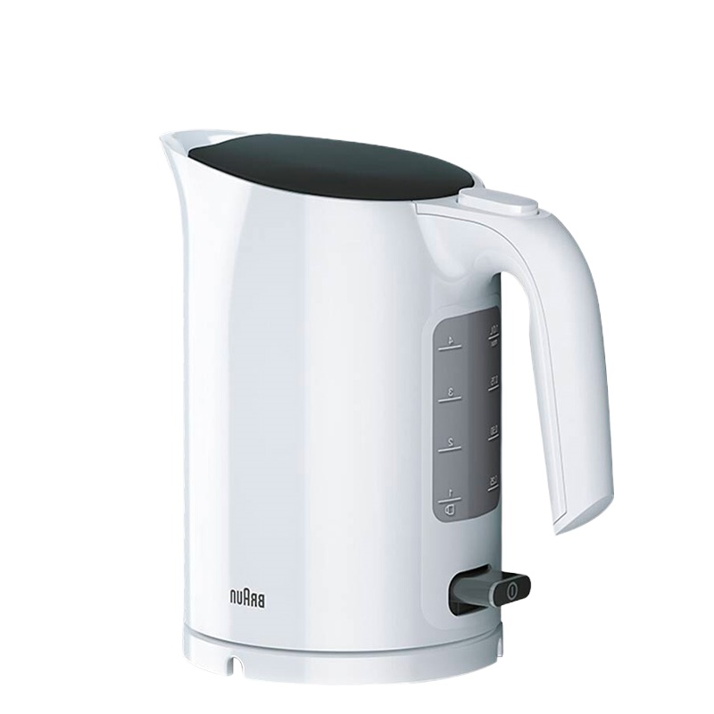 博朗(BRAUN)电热水壶 自动断电烧水壶 防烫煮 热水壶 1L WK3000 单个装