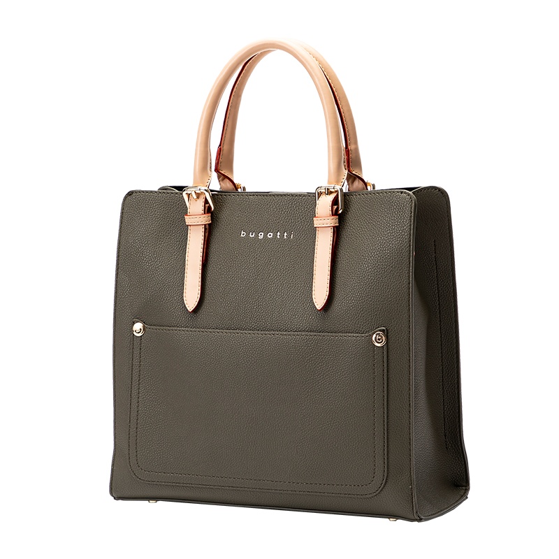 bugatti 德国本土轻奢品牌女士商务手提包简约经典职场女式斜跨欧美时尚包包女包气质小方包