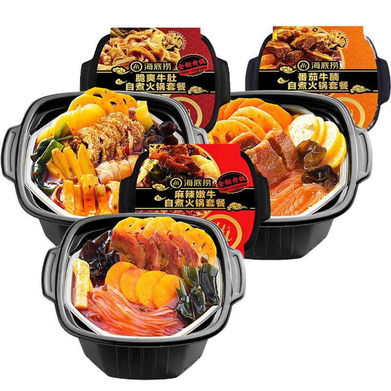 海底捞麻辣嫩牛435g+番茄牛腩365g+脆爽牛肚435g