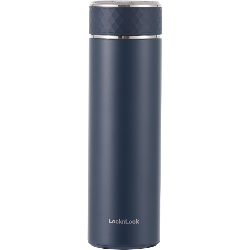 乐扣乐扣保温杯女水杯学生 简约女士便携不锈钢泡茶杯子男