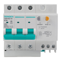 天正电气(TENGEN)TGB1NLE空气开关 3P+N C32A 30mA 01070230244 微型漏电保护断路器