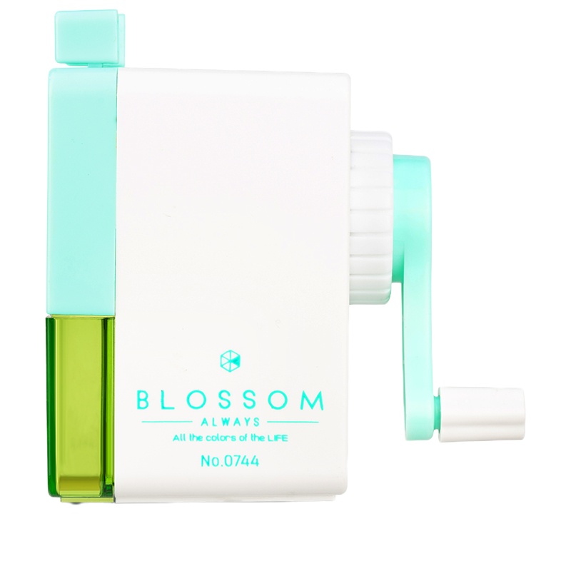 得力 学生削笔机/铅笔削笔器/卷笔刀/转笔刀 绿色 0744 单只装