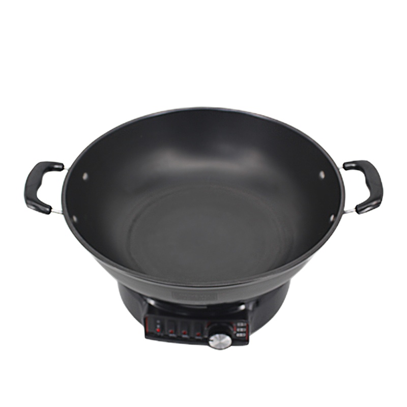 格丽诺(GOVEVO) B3 32CM 电锅胶木锅底 真不锈铸铁 多功能锅电热锅电炒锅防干烧国标线阻燃