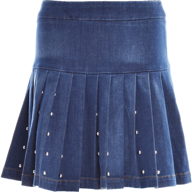 MCQ ALEXANDER MCQUEEN麦蔻麦寇副线欧美潮牌 女士短裙牛仔百褶裙