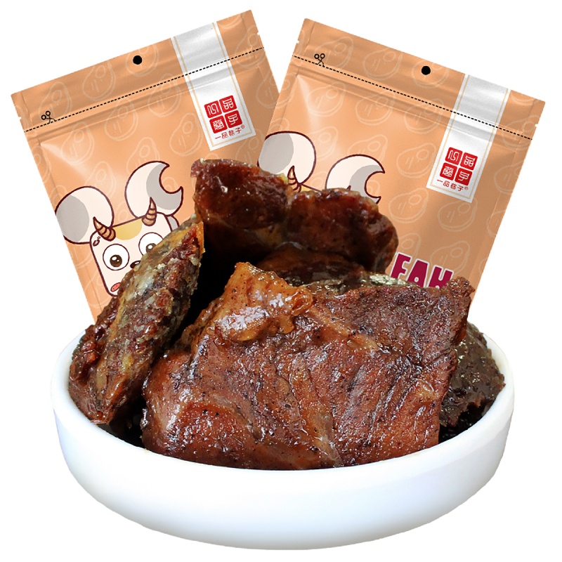 一品巷子 黑胡椒牛排88g*2袋肉干肉脯小吃零食