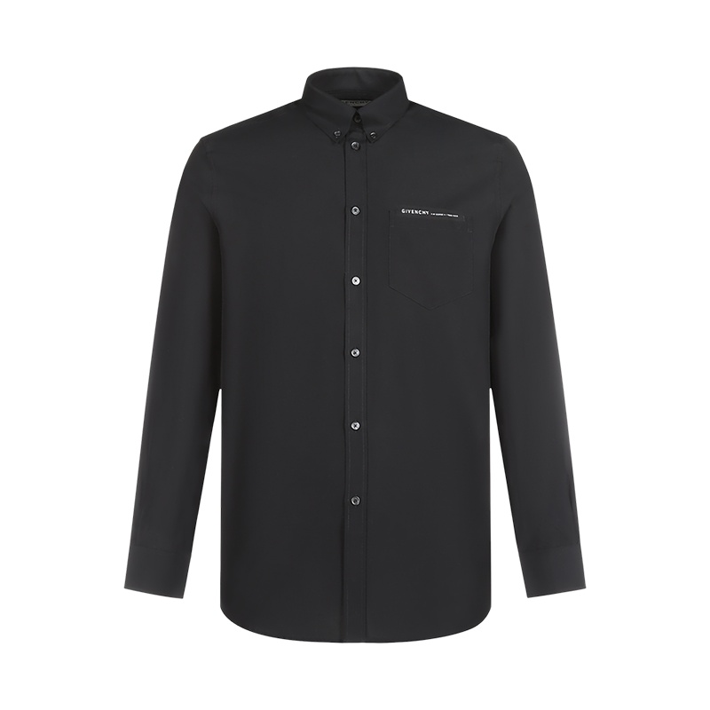 GIVENCHY 纪梵希 男士 棉质长袖衬衫 BM60KZ12AG
