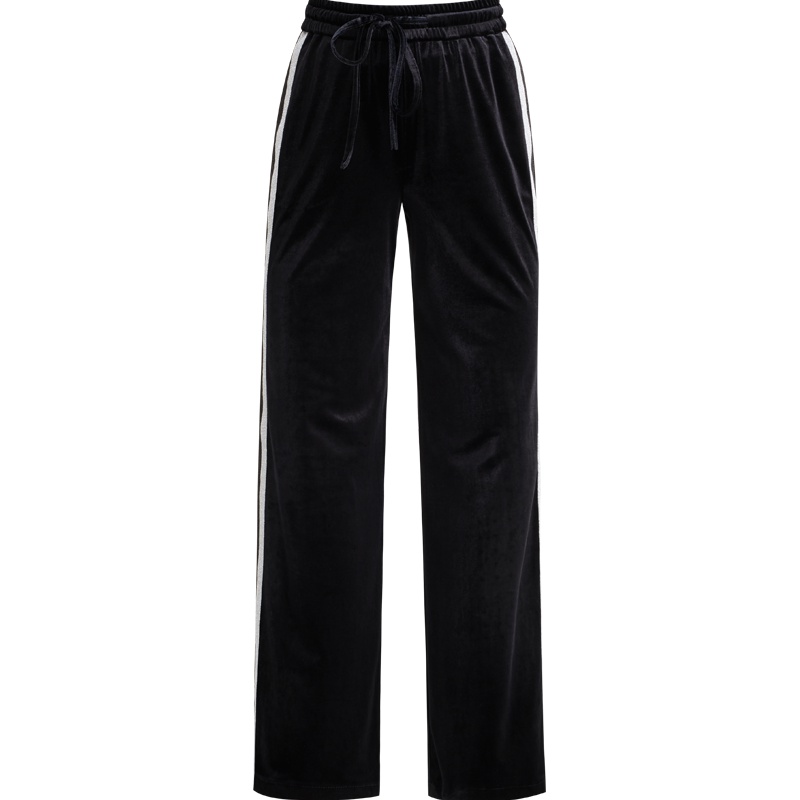 女裤2019秋季新款阔腿裤女高腰垂感休闲裤宽松显瘦韩版长裤I3906A