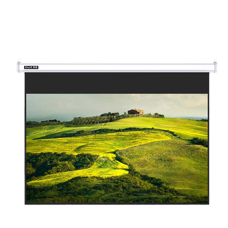 企购优品 奥丽华150寸电动投影幕布