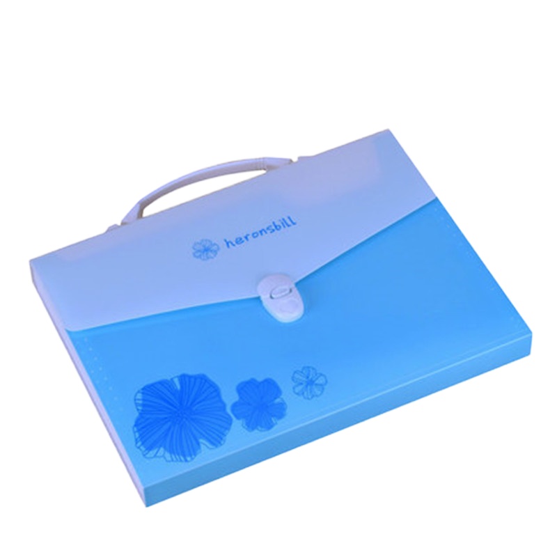 百利文太阳花手提风琴包A4文件资料整理收纳袋BF4030