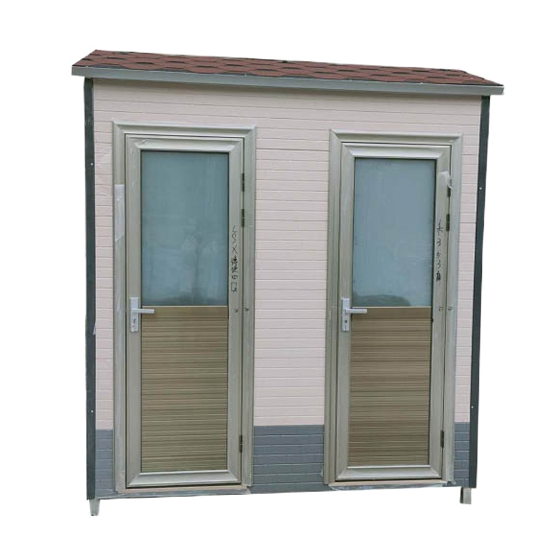 雕花铝板移动厕所二联体