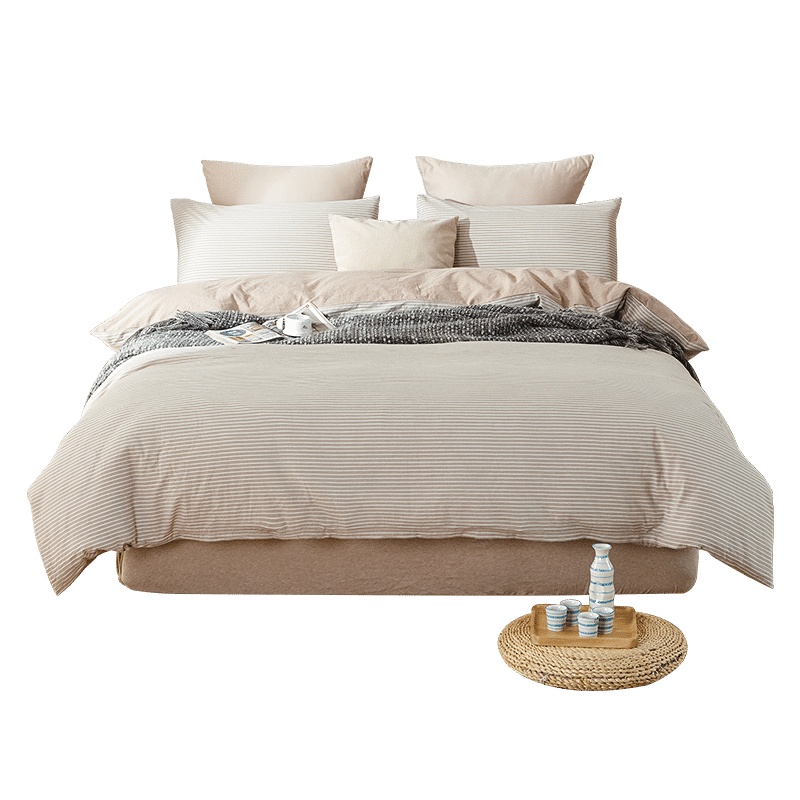 无印良品森林物语100%全棉适用夏季床单枕套被套床品三四件套