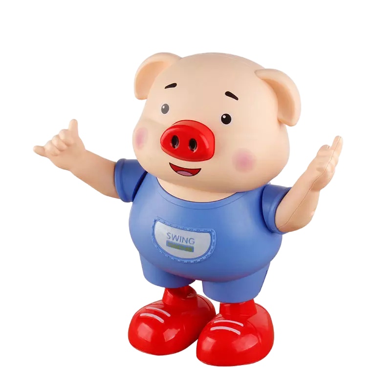 乐加酷 抖音网红会跳舞的猪宝宝唱歌音乐小猪婴儿童电动趣味男孩女孩玩具
