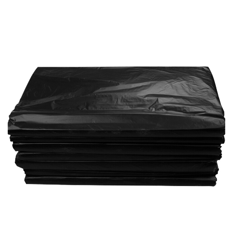 大号商用物业办公加厚平口垃圾袋 80*100cm 黑色
