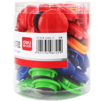 得力(deli) 8725筒装磁钉φ30mm(混) (48粒/筒)