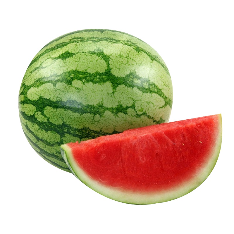 国产西瓜1个 约2.5kg 新鲜水果