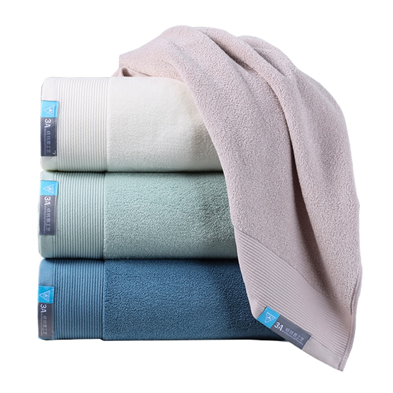 洁丽雅纯棉浴巾居家家用抗菌吸水加大尺寸加厚新款裹巾