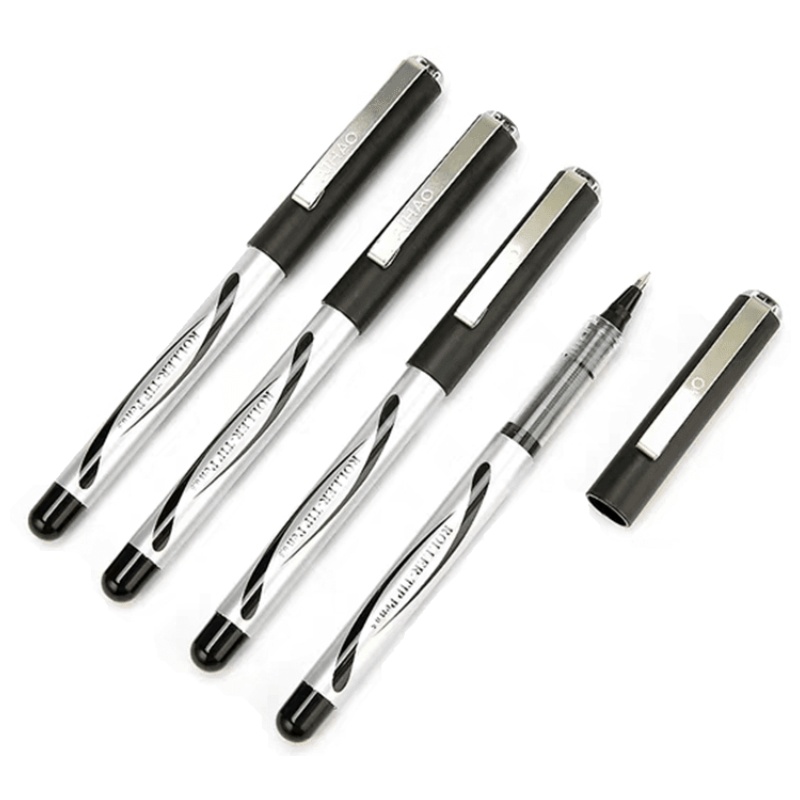 爱好直液式走珠笔全针管子弹中性笔红笔黑笔水笔