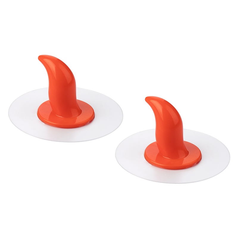 茶花免打孔挂钩强力粘胶门后挂衣架墙上无痕粘钩壁挂承重墙壁衣钩[2只装-狐狸粘钩]