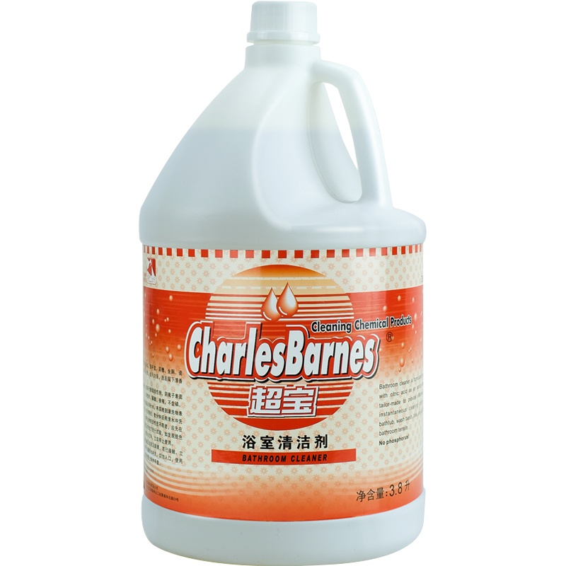 超宝 家用浴室清洁酒店大堂物业餐厅办公室剂瓷砖清洗剂强力去污除水垢水渍浴室卫生间3.8L